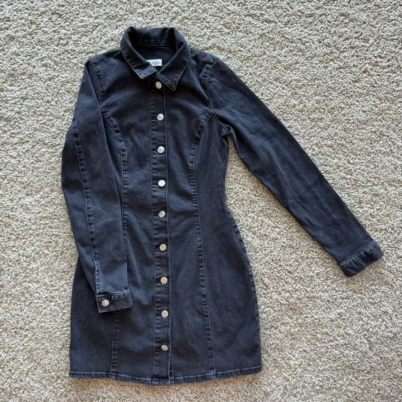 chinese dress ladies ZARA. Short buttoned denim dress Ts  Hibuy market